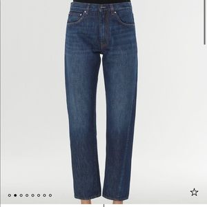 Toteme twisted seam dark wash jeans